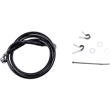 DRAG SPECIALTIES Brake Line Front (Upper) Black