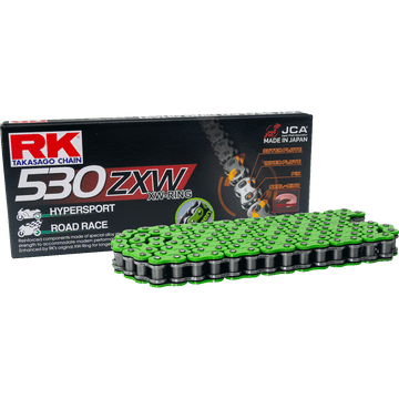 RK 530 ZXW Drive Chain 150 Links Green MM530ZXW150