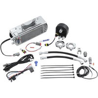 ULTRACOOL Side Mount Oil Cooler Kit Chrome Touring SMT2C