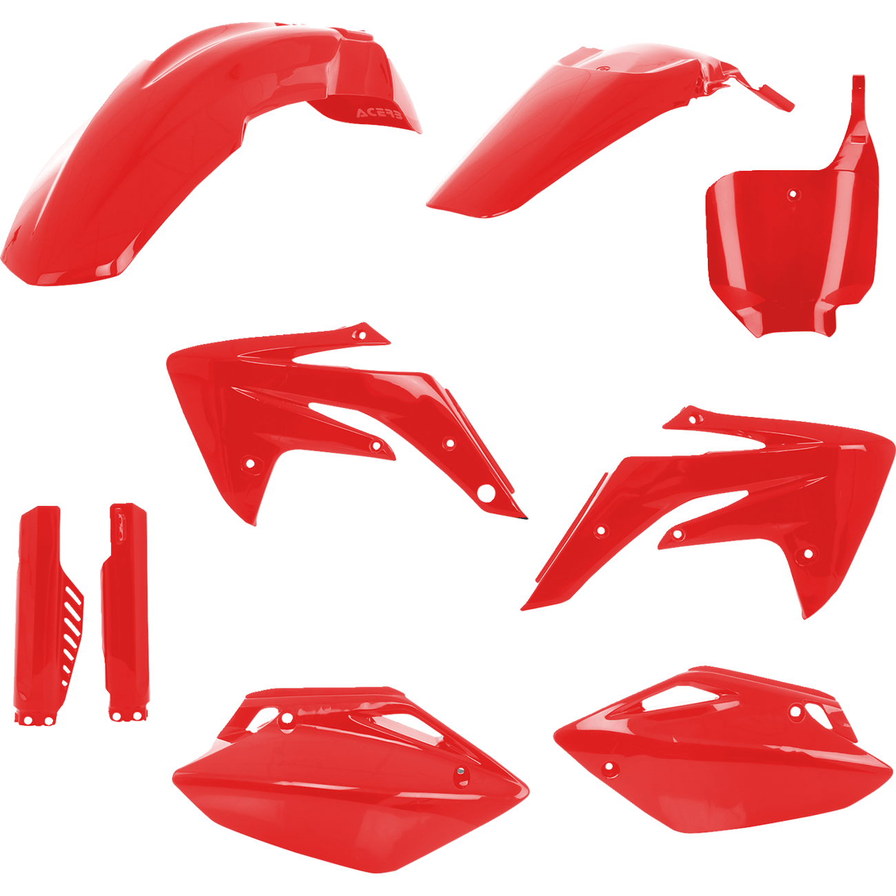 ACERBIS Full Replacement Body Kit Red 2977570227