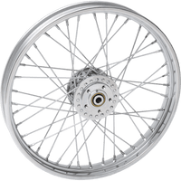 DRAG SPECIALTIES Wheel Laced 40 Spoke Front Chrome 21x2.15