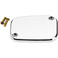 JOKER MACHINE Master Cylinder Cover Brake Front Smooth Chrome