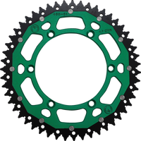 MOOSE RACING Dual Sprocket Green 51 Tooth