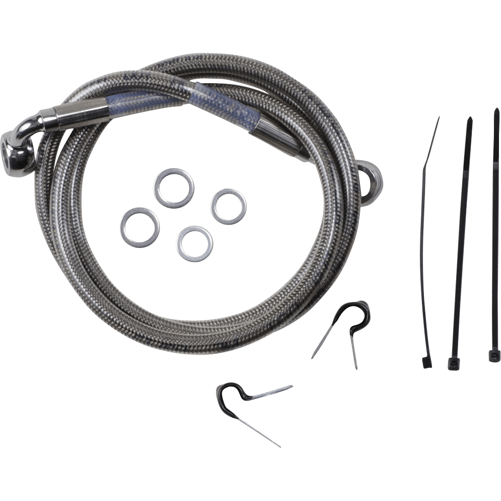 DRAG SPECIALTIES Brake Line Front (Upper) Stainless Steel