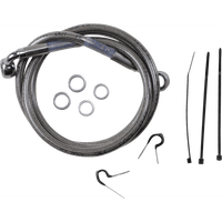 DRAG SPECIALTIES Brake Line Front (Upper) Stainless Steel