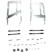 MOOSE RACING Radiator Braces Silver KTM 11200