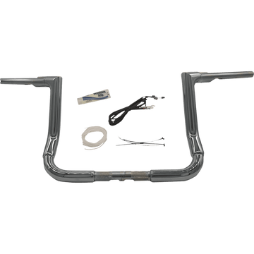 FAT BAGGERS INC. Handlebar Kit Flat Top 12" Chrome 609212