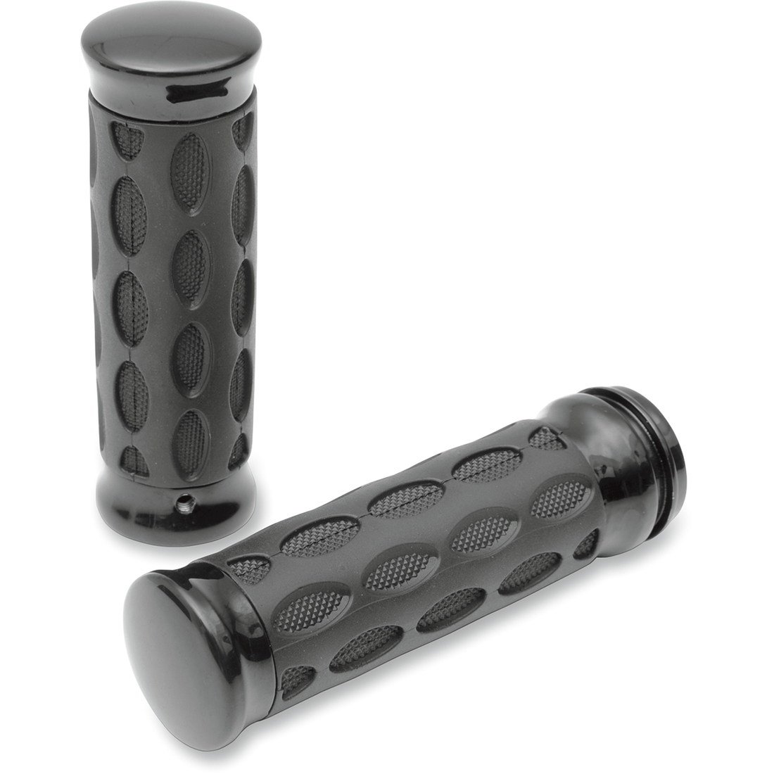 DRAG SPECIALTIES Grips Hotop TBW Black/Rubber