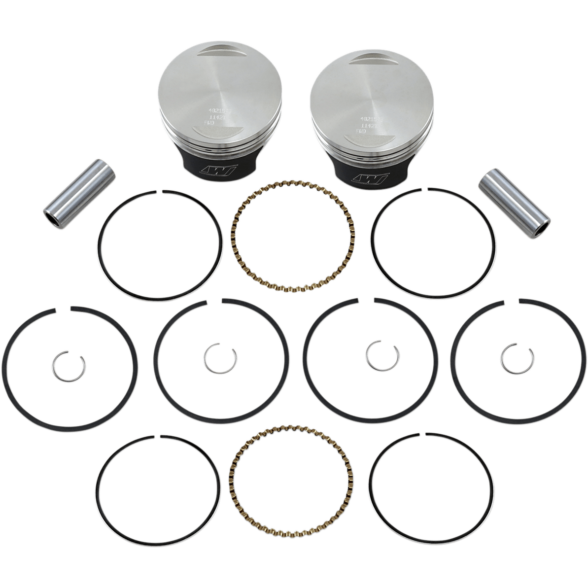 WISECO Tracker™ Series Piston Kit 3.498"- 1340 cc 80 Cubic Inch Standard Evolution