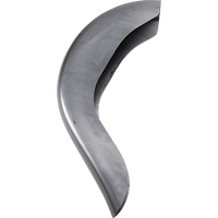 KLOCK WERKS Benchmark 4" Stretched Rear Fender Smooth Steel For Custom Application KWF020401