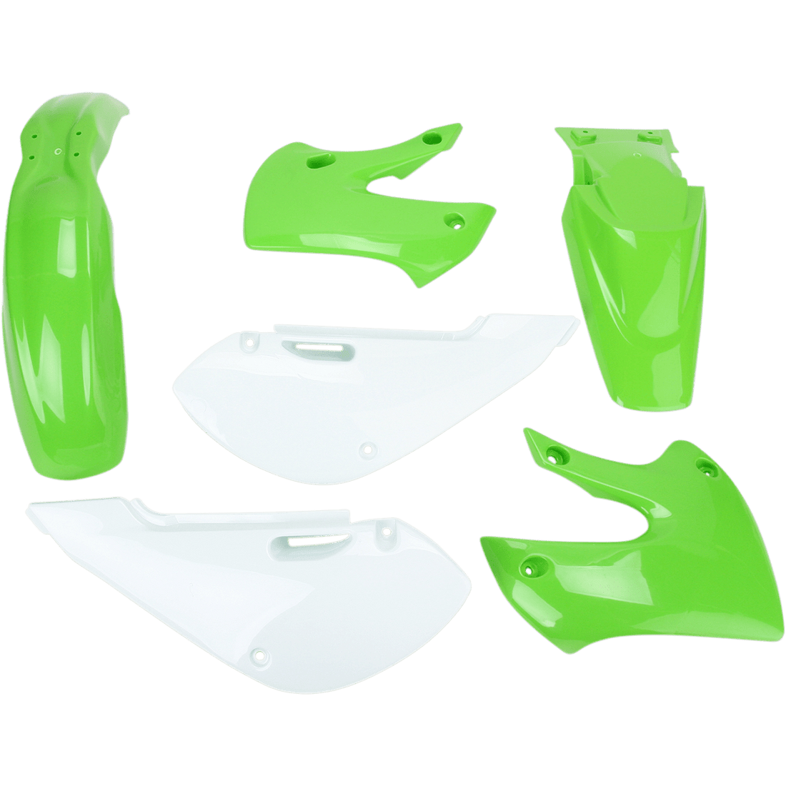 ACERBIS Standard Replacement Body Kit OEM '05 Green/White 2041070206