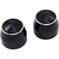 ACCUTRONIX Axle Caps Black Elite 25 mm TAC102EN