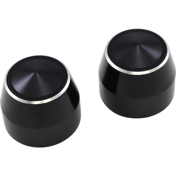 ACCUTRONIX Axle Caps Black Elite 25 mm TAC102EN