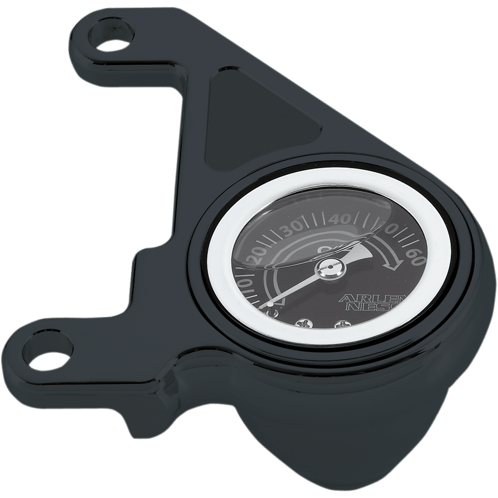 ARLEN NESS Oil Pressure Gauge Kit Radius Black 15675