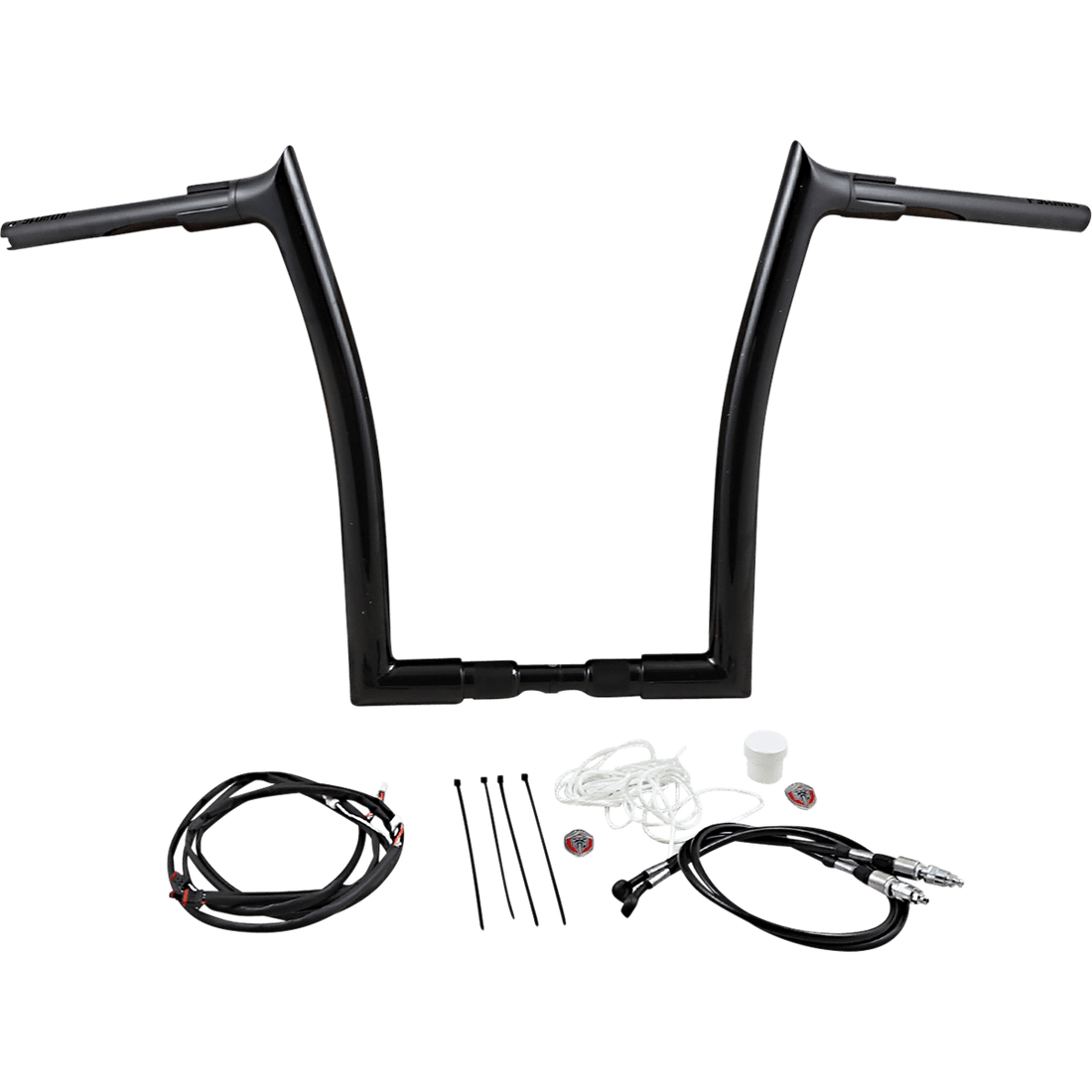 FAT BAGGERS INC. Handlebar Kit Pointed Top 16" Black 809616B