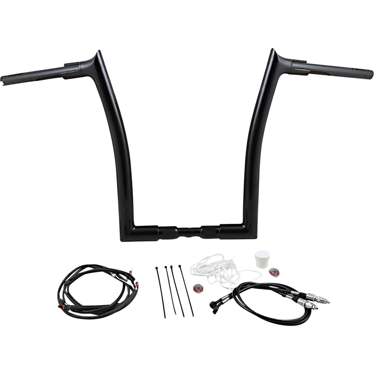 FAT BAGGERS INC. Handlebar Kit Pointed Top 16" Black 809616B