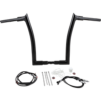 FAT BAGGERS INC. Handlebar Kit Pointed Top 16" Black 809616B