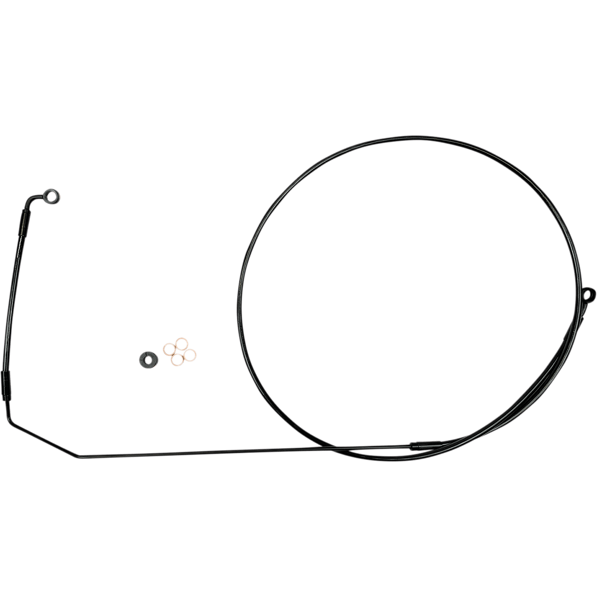 MAGNUM SHIELDING Brake Line Black Indian SBB141687