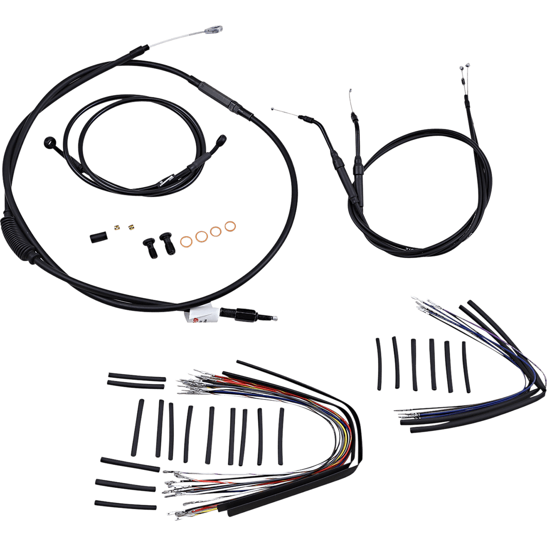 BURLY BRAND Control Kit 12" Ape Hanger Handlebars B301039