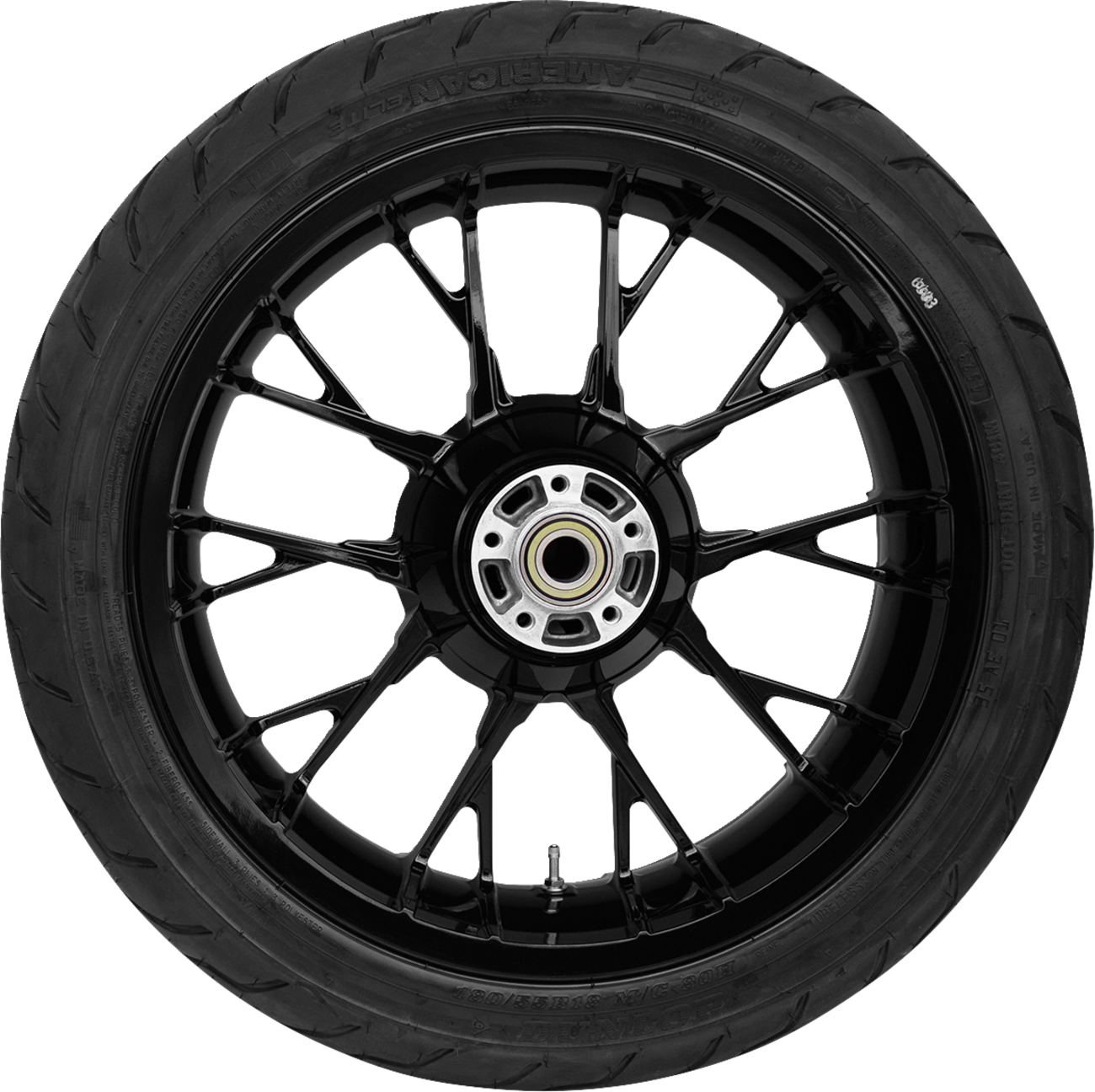 COASTAL MOTO Marlin Rear Wheel Solid Black (18") | Dunlop Tire (180/55B18)