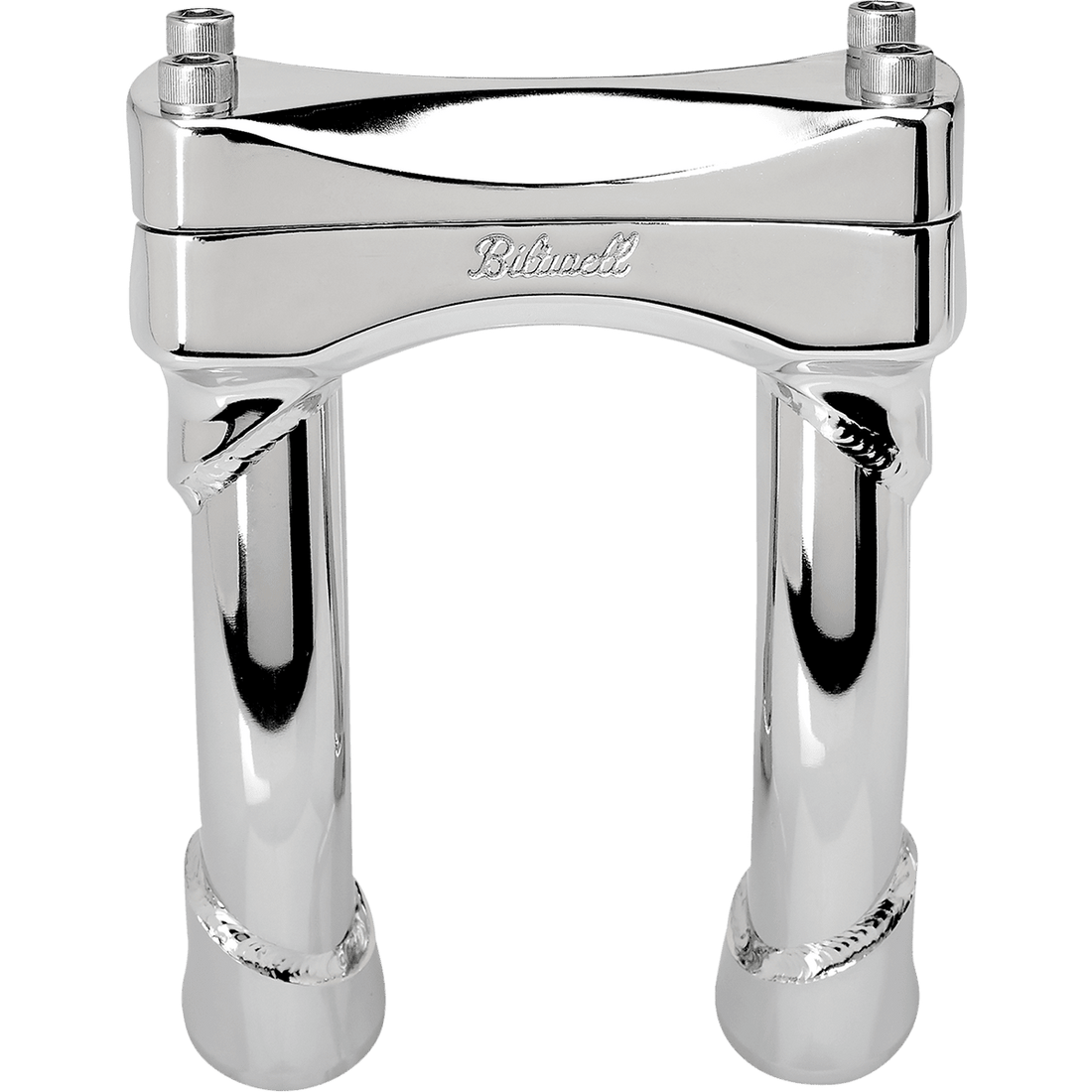 BILTWELL Risers Murdock Oversized Pullback 6" Chrome 641410506