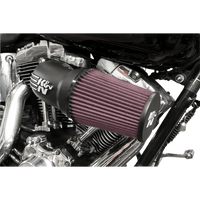 K & N Aircharger® Intake System with Cast Aluminum Intake Tube Satin Black 571134