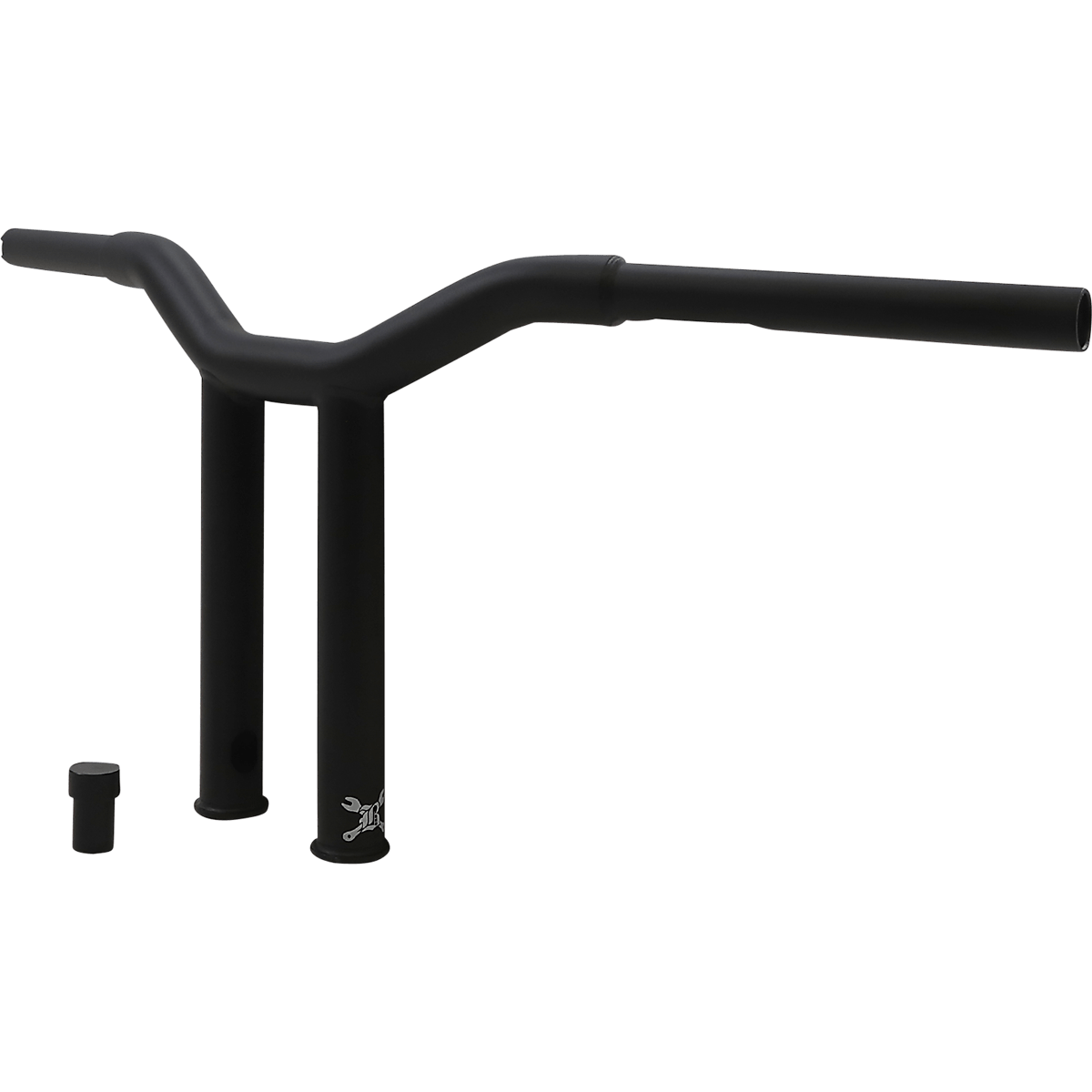 BURLY BRAND Handlebar Dominator Straight 10" Matte Black B126071SB