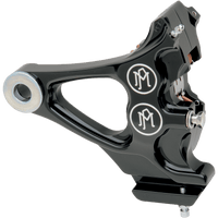 PERFORMANCE MACHINE PM 4-Piston Caliper Rear Contrast Cut™ 84-99 Softail 12740076BM