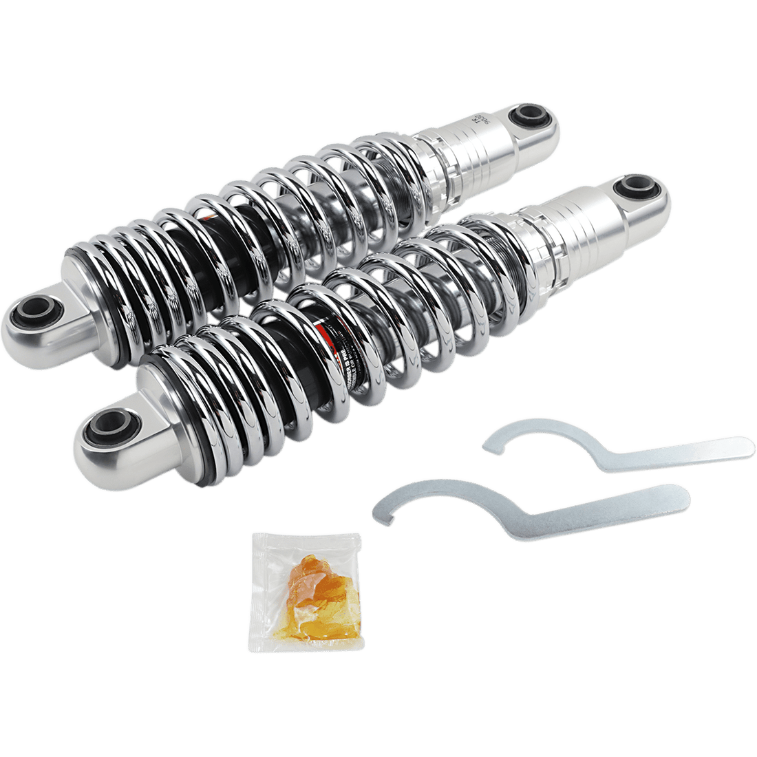 DRAG SPECIALTIES SHOCKS Premium Ride-Height Adjustable Shocks Chrome Heavy Duty 13"