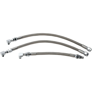 DRAG SPECIALTIES Oil Line Kit Stainless Steel Dyna