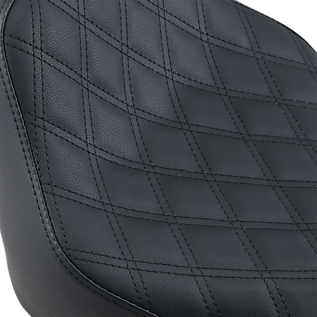 SADDLEMEN Renegade Solo Seat Lattice Stitched Black FL '18-'20 81833002LS