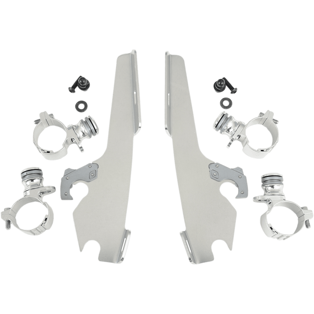 MEMPHIS SHADES Batwing Trigger Lock Mounting Kit VT 750 Phantom Polished MEK1956