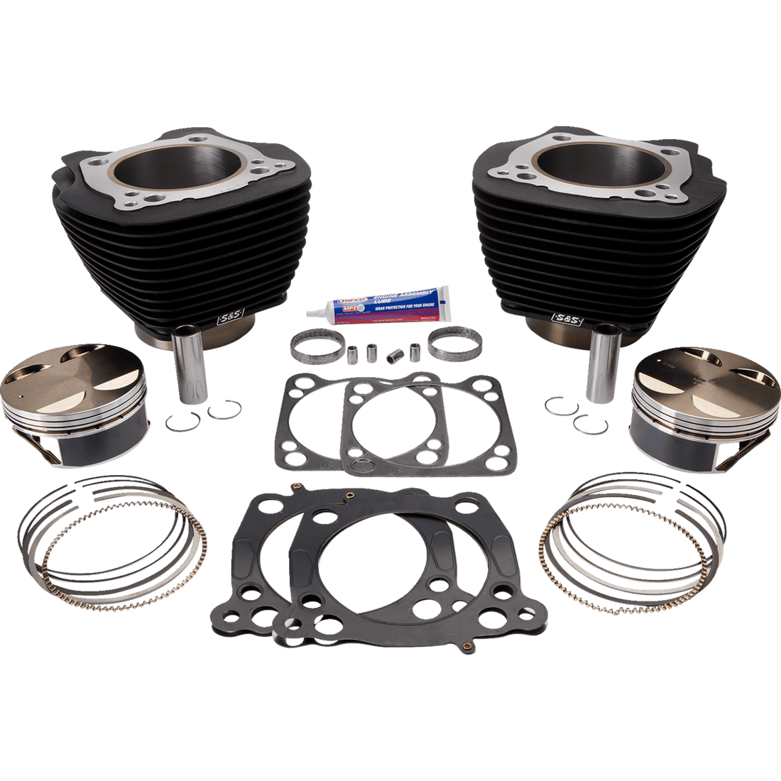 S&S CYCLE 124" Big Bore Cylinder Kit M8 Black