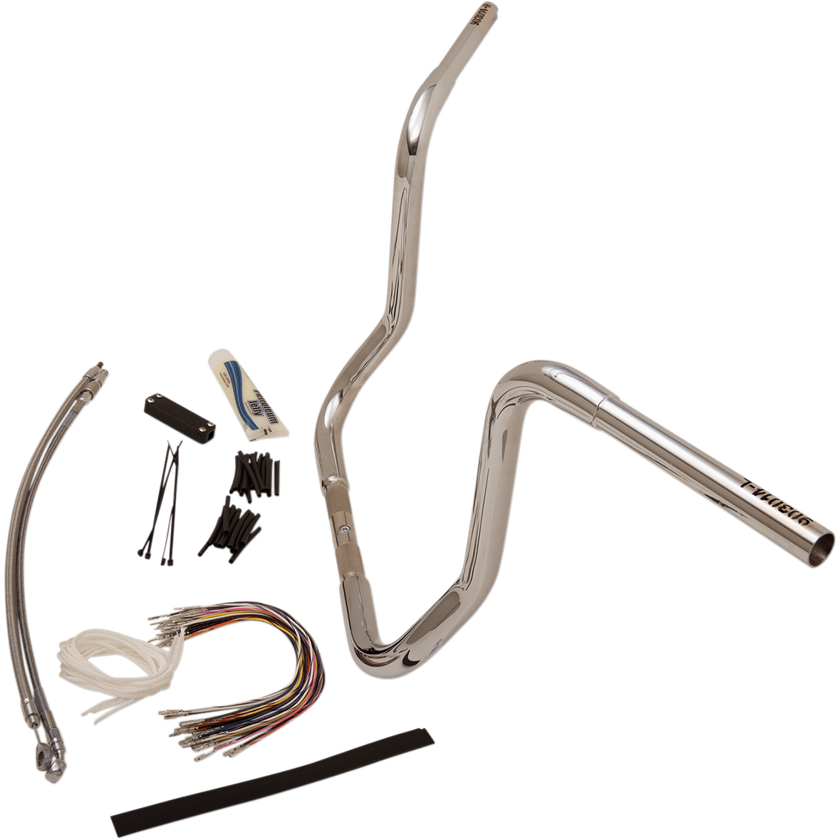 FAT BAGGERS INC. Handlebar Kit Rounded Top 14" Chrome 909414