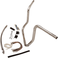 FAT BAGGERS INC. Handlebar Kit Rounded Top 14" Chrome 909414