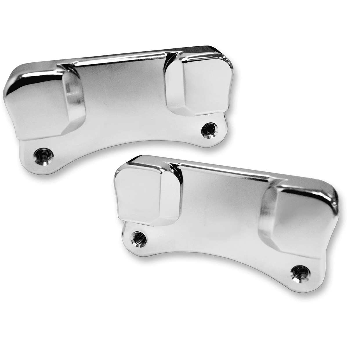 DRAG SPECIALTIES Fender-To-Fork Adapters Chrome