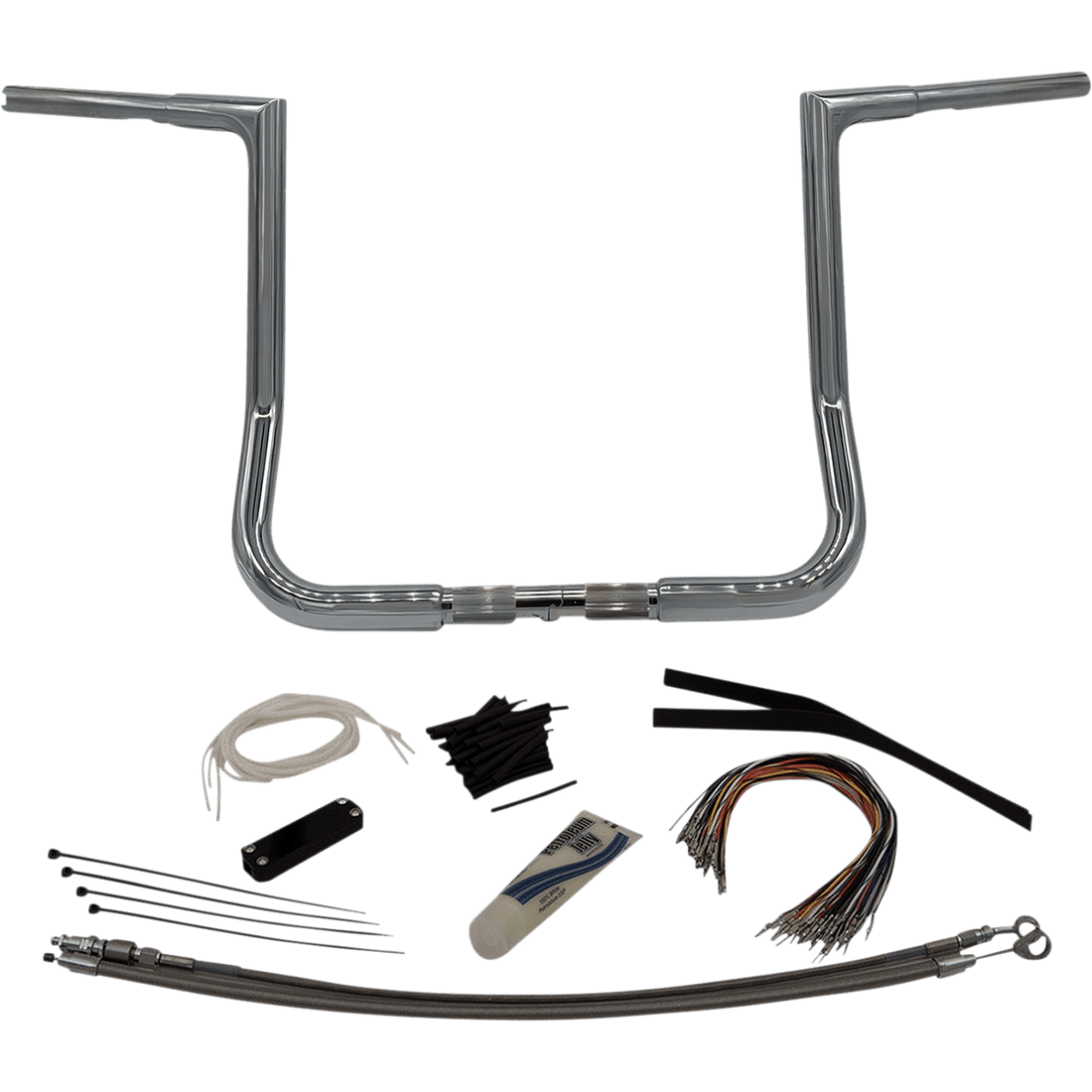 FAT BAGGERS INC. Handlebar Kit Flat Top 14" Chrome 709114