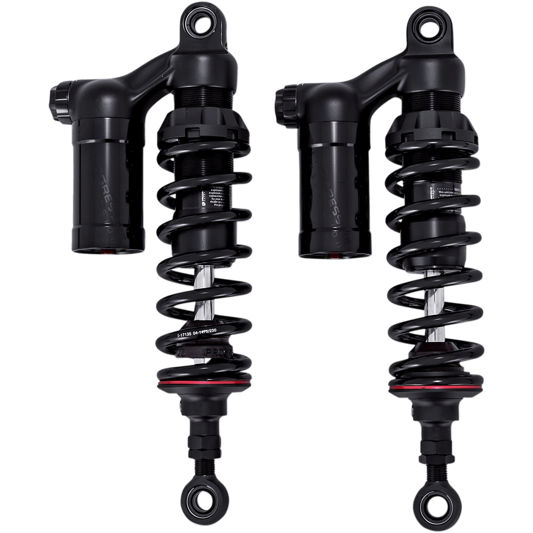 PROGRESSIVE SUSPENSION 990 Series Piggyback Shocks Black 13.5" 9901011