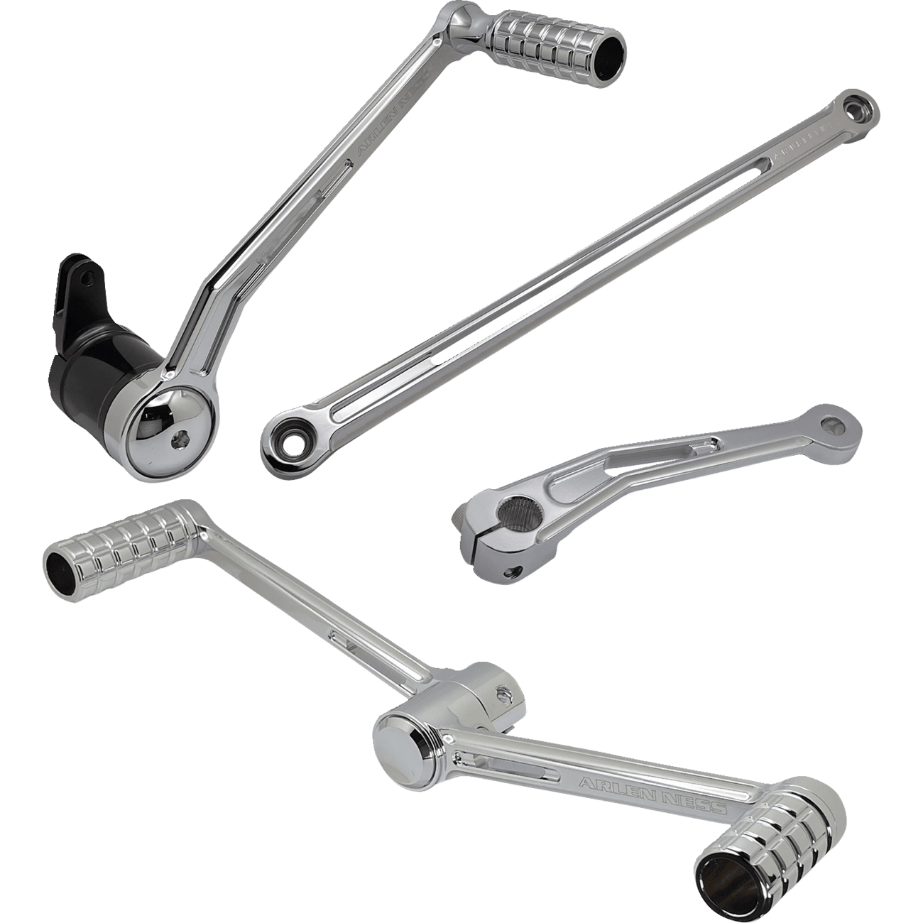 ARLEN NESS SpeedLiner Foot Control Kit w/ Heel/Toe Shifter Chrome 420102