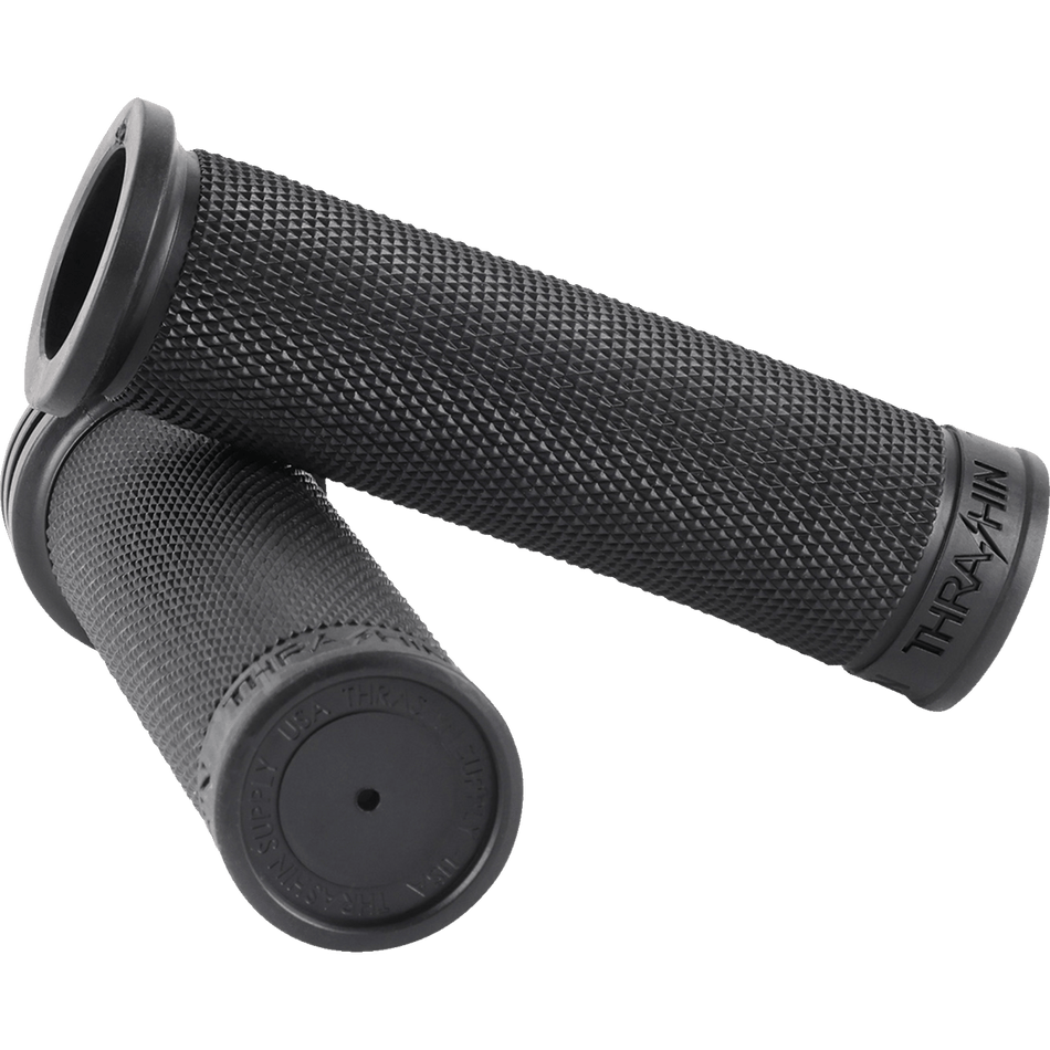 THRASHIN SUPPLY CO. Grips Moto 1" Slim Black