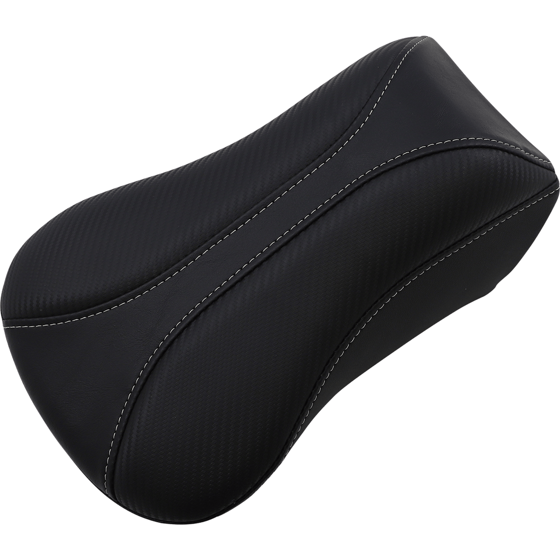 SADDLEMEN Dominator Pillion Pad Standard Reach Black w/ Gray Stitching 806040162