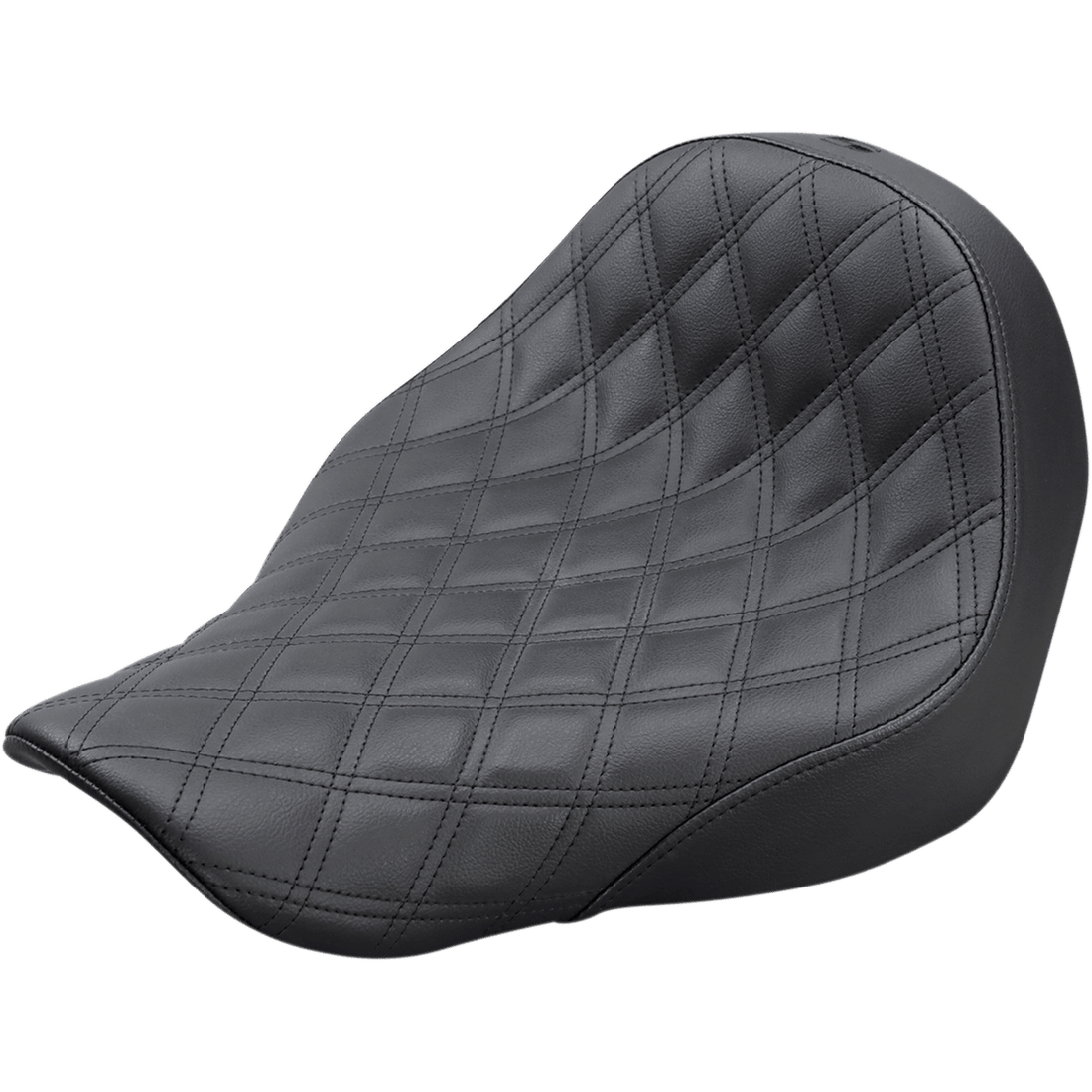 SADDLEMEN Renegade Solo Seat Lattice Stitched Black FL/FX '18-'20 81829002LS