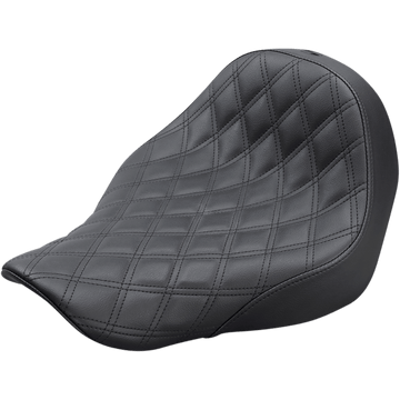 SADDLEMEN Renegade Solo Seat Lattice Stitched Black FL/FX '18-'20 81829002LS