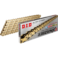 DID 530 ZVM-X2 Chain Gold 120 Links M530ZVMX2G120