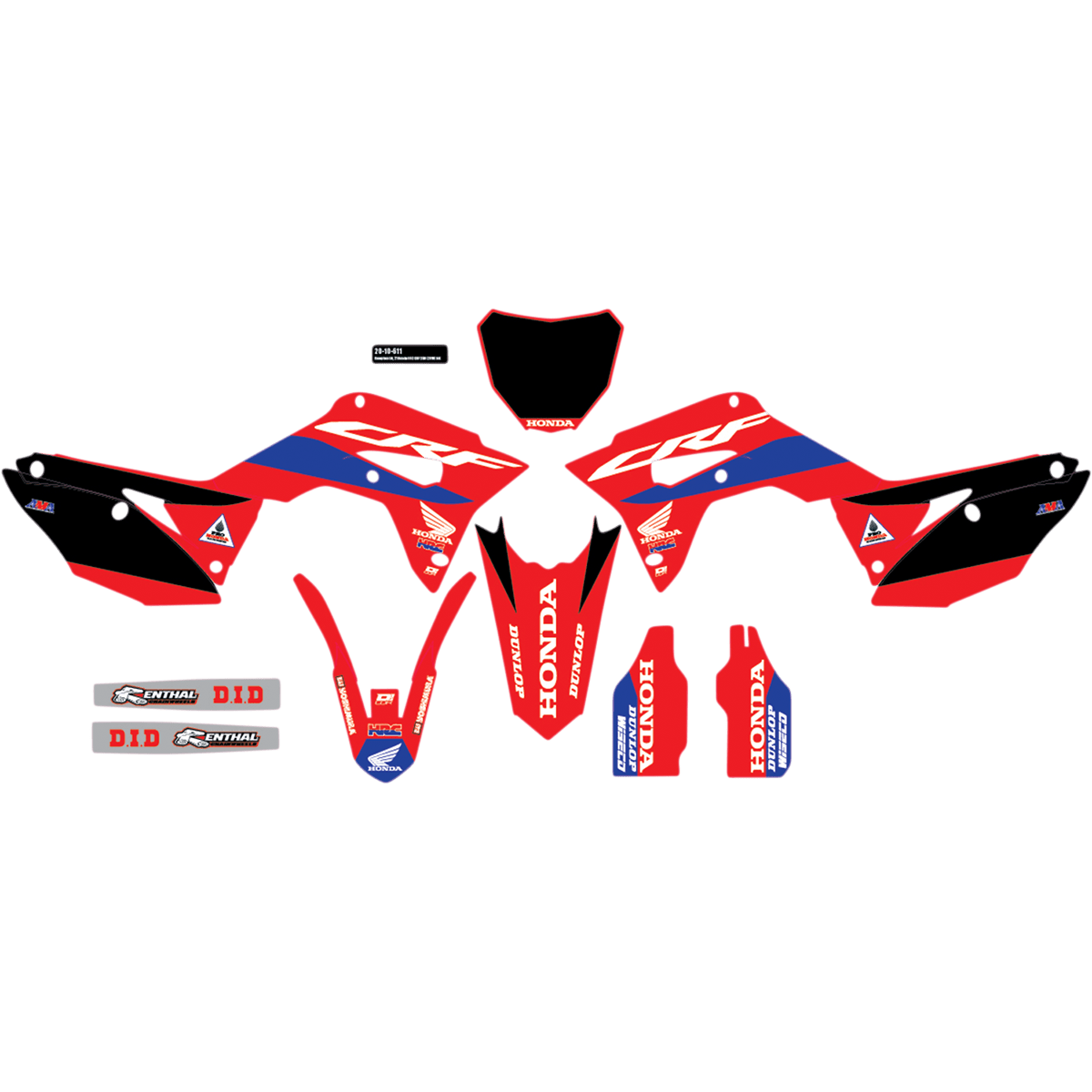 D'COR VISUALS Graphic Kit Honda HRC 2010611