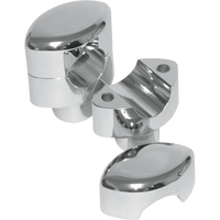 LA CHOPPERS Risers Smooth 1-1/2" Chrome LA740201