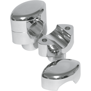 LA CHOPPERS Risers Smooth 1-1/2" Chrome LA740201