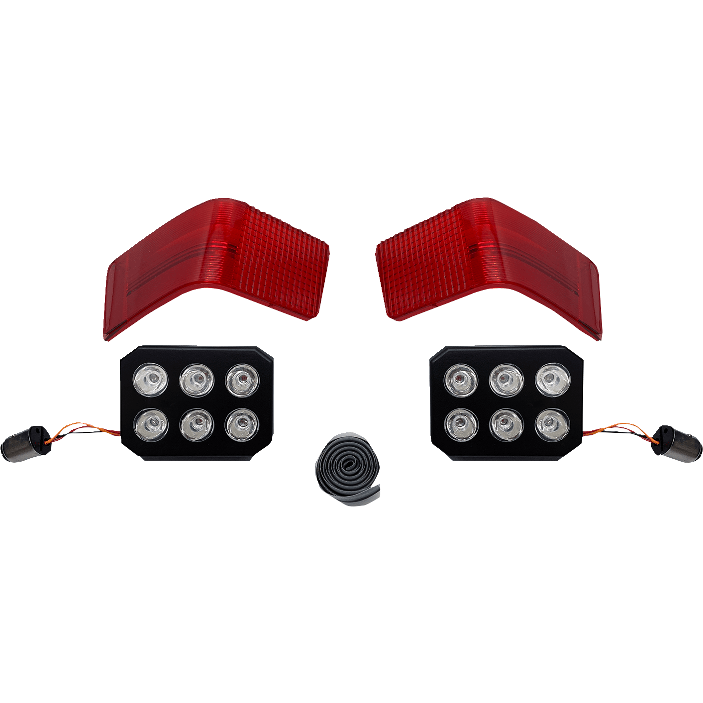 CUSTOM DYNAMICS LED Light Tour-Pak Red CDTP13R