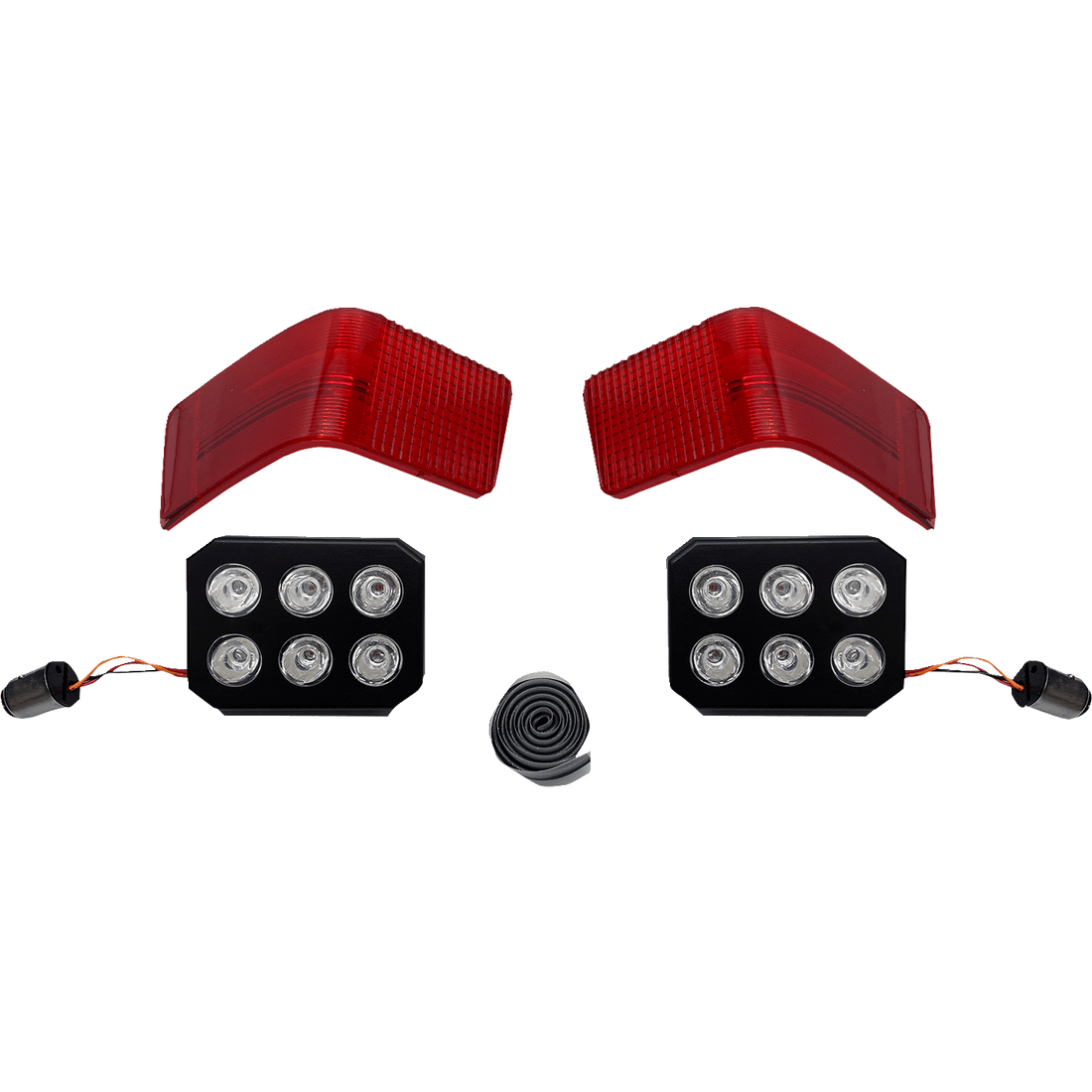 CUSTOM DYNAMICS LED Light Tour-Pak Red CDTP13R