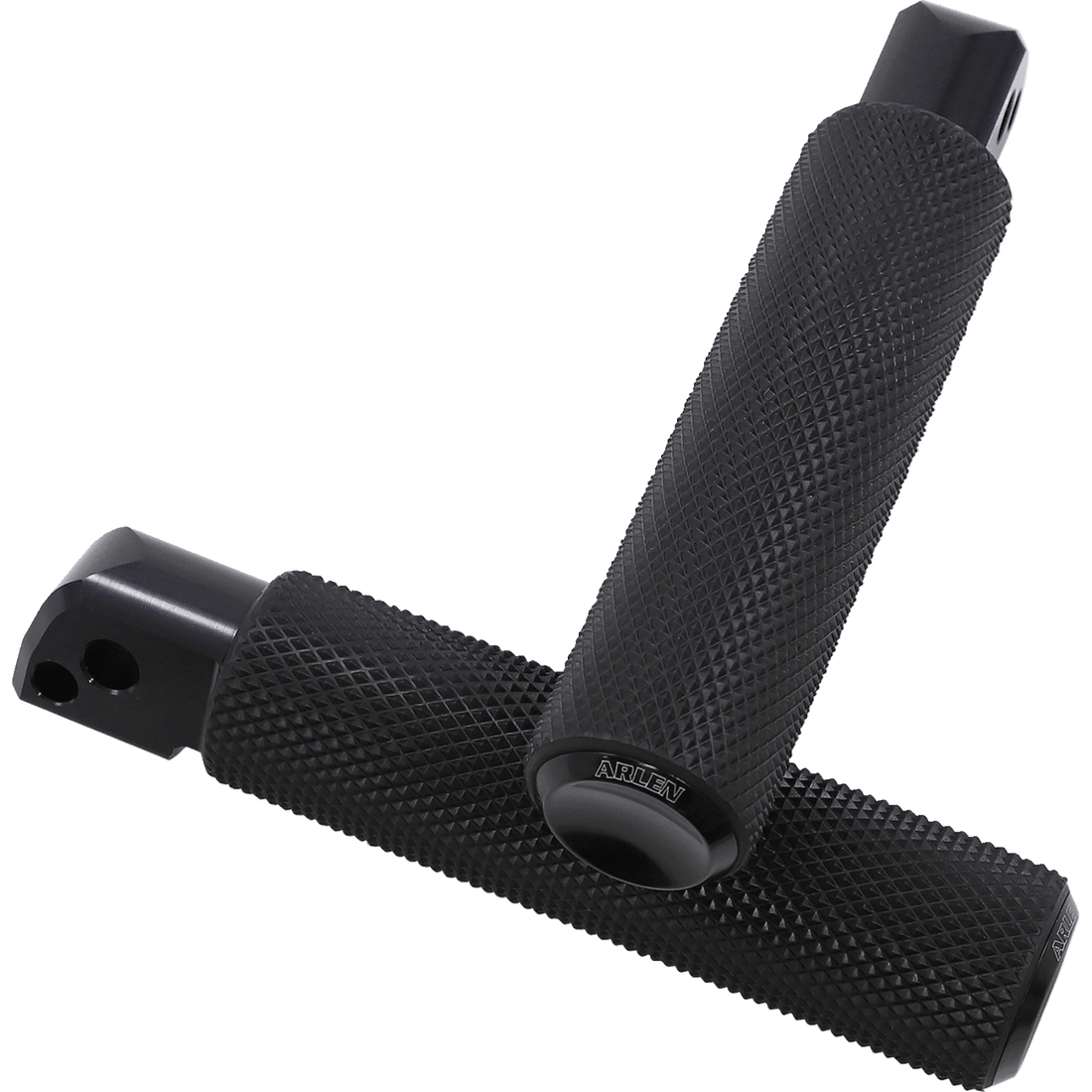 ARLEN NESS Passenger Knurled Footpegs Black FLDE 07943